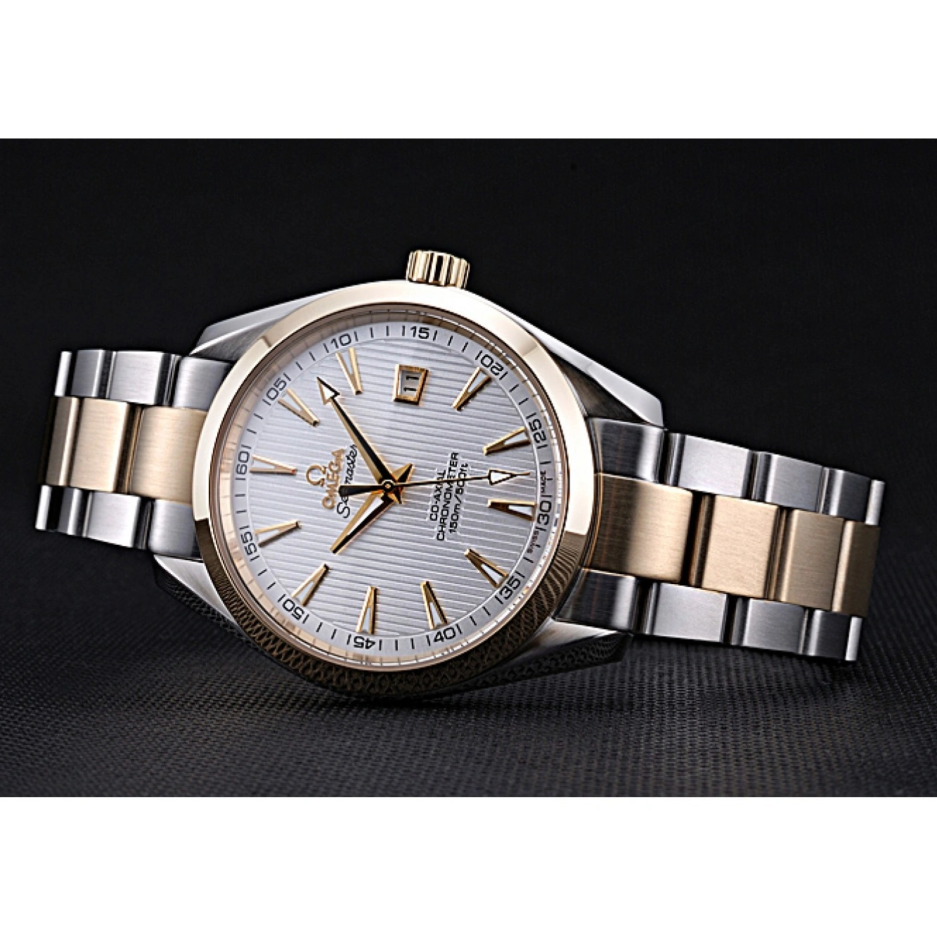 1028 Omega Seamaster White Dial Two Tone 622167